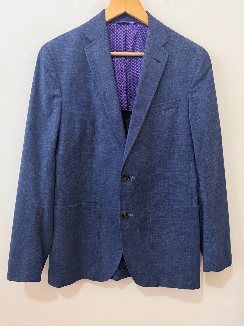 Ted Baker Endurance Kyle SPJ Gladio Blazer Sports Coat Wool Cotton Blue 38R - Picture 2 of 10